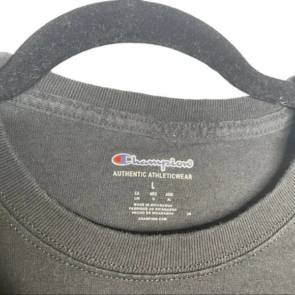 Champion Black Men's T-shirt Dawson 19 ROA Size L - Picture 5 of 11
